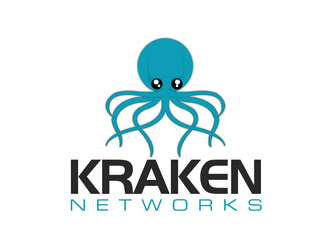 Kraken Networks logo design by kunejo