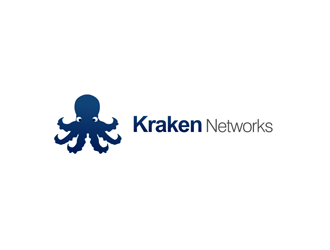 Kraken Networks logo design by enzidesign