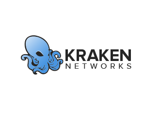 Kraken Networks logo design by BeDesign