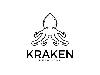 Kraken Networks logo design by kopipanas