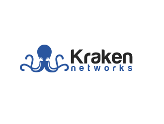 Kraken Networks logo design by BeDesign