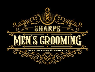 Sharpe Mens Grooming logo design by daywalker