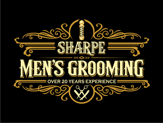 Sharpe Mens Grooming logo design by haze