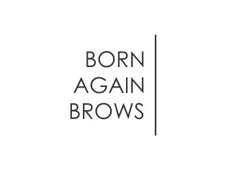BORN AGAIN BROWS logo design by Gravity