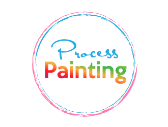 Process Painting logo design by grea8design