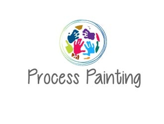 Process Painting logo design by Marianne