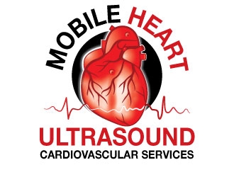 Mobile Heart Ultrasound logo design by Gaze