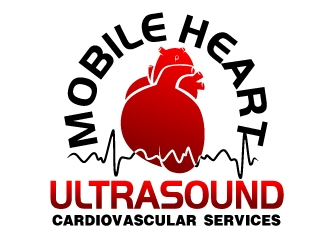 Mobile Heart Ultrasound logo design by Xeon