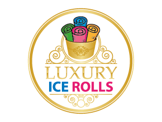 LUXURY ICE ROLLS logo design by fastsev