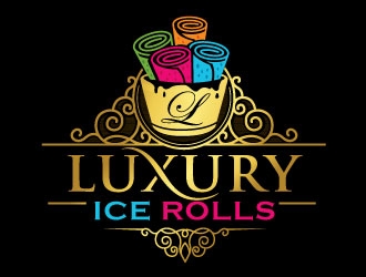 LUXURY ICE ROLLS logo design by REDCROW