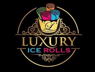 LUXURY ICE ROLLS logo design by REDCROW