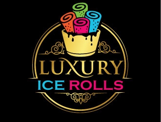 LUXURY ICE ROLLS logo design by REDCROW
