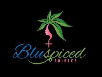 BluSpiced Edibles  logo design by REDCROW