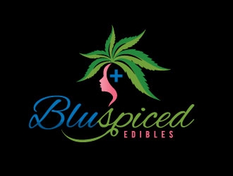 BluSpiced Edibles  logo design by REDCROW