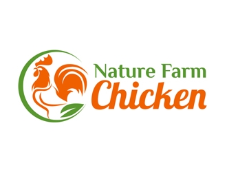 Nature Farm Chicken logo design by DreamLogoDesign
