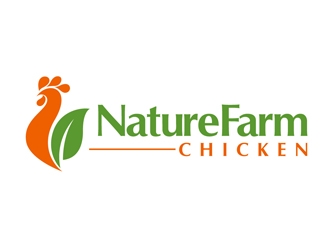 Nature Farm Chicken logo design by DreamLogoDesign