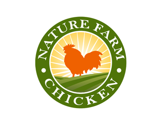 Nature Farm Chicken logo design by kunejo
