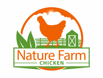 Nature Farm Chicken logo design by mutafailan
