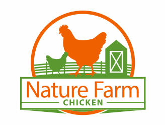 Nature Farm Chicken logo design by mutafailan