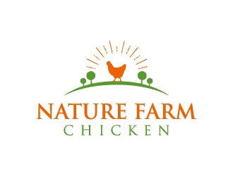 Nature Farm Chicken logo design by createdesigns