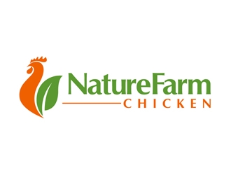 Nature Farm Chicken logo design by DreamLogoDesign