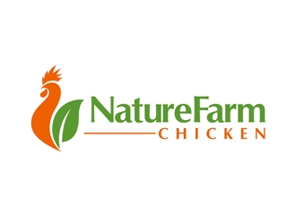 Nature Farm Chicken logo design by DreamLogoDesign