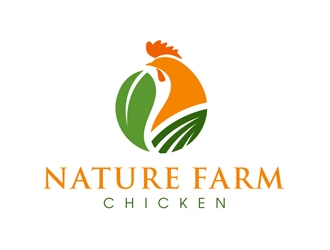 Nature Farm Chicken logo design by DreamLogoDesign