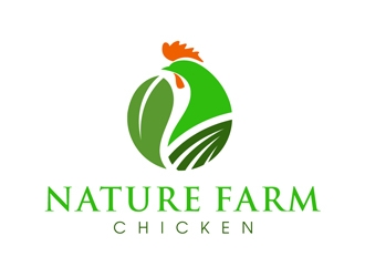Nature Farm Chicken logo design by DreamLogoDesign