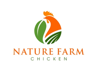 Nature Farm Chicken logo design by DreamLogoDesign