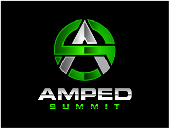 Amped Summit logo design by mutafailan