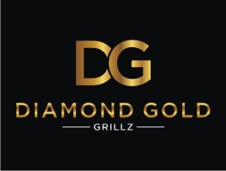 Diamond Gold Grillz  logo design by Franky.