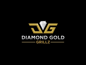 Diamond Gold Grillz  logo design by Suvendu