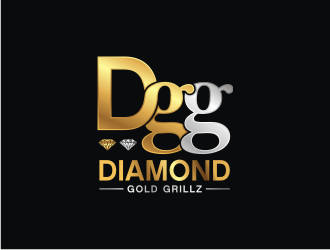 Diamond Gold Grillz  logo design by Landung