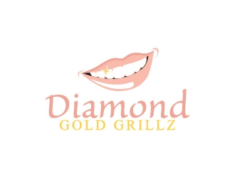 Diamond Gold Grillz  logo design by usashi
