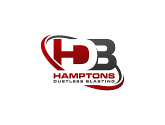 Hamptons Dustless Blasting logo design by shadowfax