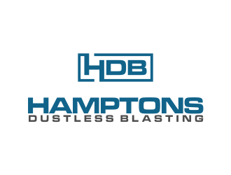 Hamptons Dustless Blasting logo design by oke2angconcept