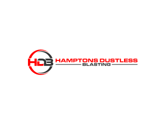 Hamptons Dustless Blasting logo design by yeve