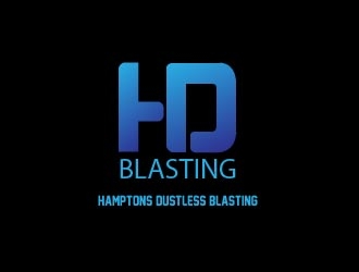 Hamptons Dustless Blasting logo design by sulaiman