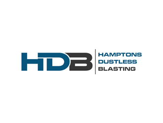 Hamptons Dustless Blasting logo design by alby
