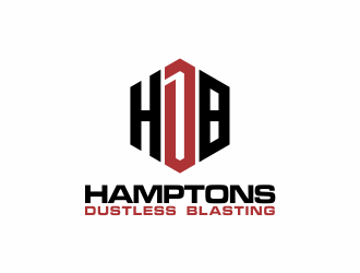 Hamptons Dustless Blasting logo design by hopee