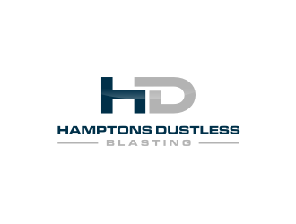 Hamptons Dustless Blasting logo design by aflah