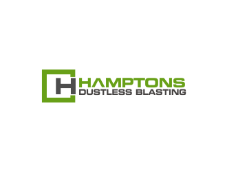 Hamptons Dustless Blasting logo design by Greenlight