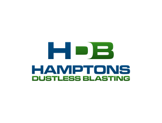 Hamptons Dustless Blasting logo design by RIANW