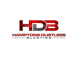 Hamptons Dustless Blasting logo design by RIANW