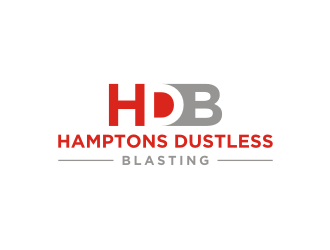 Hamptons Dustless Blasting logo design by vostre