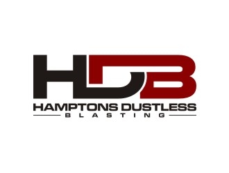 Hamptons Dustless Blasting logo design by agil