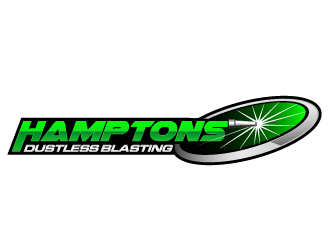 Hamptons Dustless Blasting logo design by scriotx