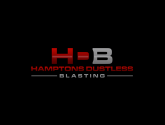 Hamptons Dustless Blasting logo design by ndaru