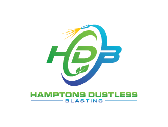 Hamptons Dustless Blasting logo design by Andri