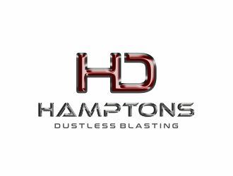 Hamptons Dustless Blasting logo design by MagnetDesign